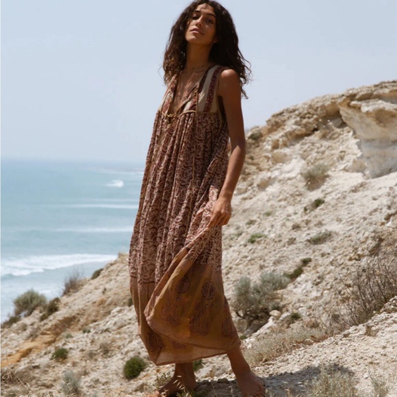 Daughters of India Aahna Dress ~ Walnut - Picture 2 of 11